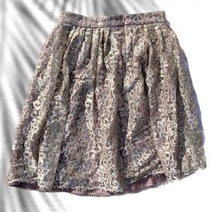 Beautiful silver and mauve skirt